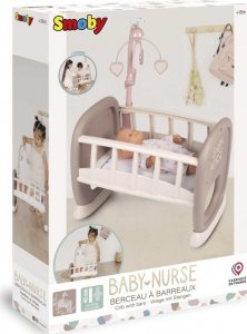 Smoby Baby Nurse - Kołyska z karuzelą dla lalki Łóżeczko (220372) 2