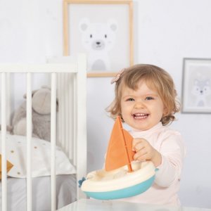 Smoby SMOBY Little Green Żaglówka Łódka do Wody z Bioplastiku 6