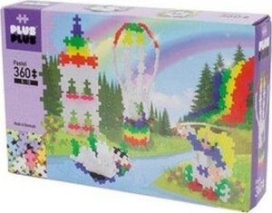 Plus Plus Plus Plus Klocki basic Zestaw z tęczą i zamnkiem 360 elementów 3794 DANTE 1