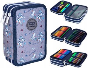 Piórnik Coolpack Piórnik potrójny z wyposażeniem Jumper 3 Cosmic Kosmos CoolPack 7