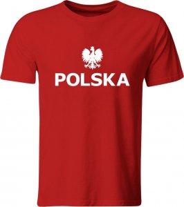 GiTees Koszulka Kibica Reprezentacji Polski męska czerwona r. XL 1