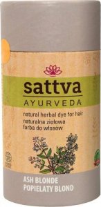 Sattva SATTVA_Natural Herbal Dye for Hair naturalna ziołowa farba do włosów Ash Blonde 150g 1