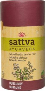 Sattva SATTVA_Natural Herbal Dye for Hair naturalna ziołowa farba do włosów Burgundy 150g 1