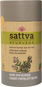 Sattva SATTVA_Natural Herbal Dye for Hair naturalna ziołowa farba do włosów Dark Ash Blonde 150g 1