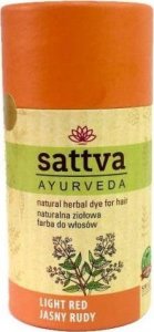 Sattva SATTVA_Natural Herbal Dye for Hair naturalna ziołowa farba do włosów Light Red 150g 1