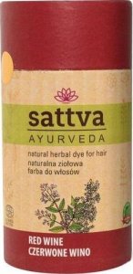 Sattva SATTVA_Natural Herbal Dye for Hair naturalna ziołowa farba do włosów Red Wine 150g 1