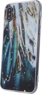 TelForceOne Nakładka Gold Glam do Samsung Galaxy S22 pióra 1