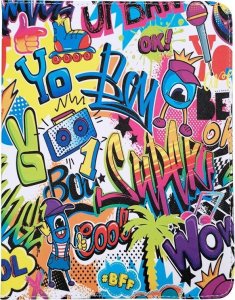 Etui na tablet TelForceOne Uniwersalne etui do tabletów 9-10" graffiti boy 1