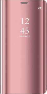 TelForceOne Etui Smart Clear View do Samsung Galaxy S21 FE 5G różowe 1