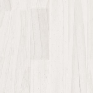 vidaXL vidaXL Rama łóżka, biała, lite drewno sosnowe, 150x200 cm, King Size 5