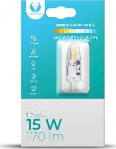 TelForceOne Żarówka LED G4 Silikon 1.7W 12V 3000K 170lm Forever Light 1