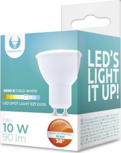 TelForceOne Żarówka LED GU10 1W 230V 6000K 90lm 38 Forever Light 1