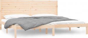 vidaXL vidaXL Rama łóżka, lite drewno, 200x200 cm 2