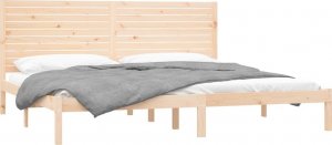 vidaXL vidaXL Rama łóżka, lite drewno, 200x200 cm 3