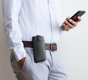 ForCell Futerał Forcell POCKET Carbon - Model 02 - do IPHONE 5 / 5S / 5SE / 5C 11