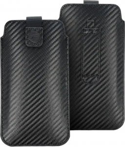 Futerał Forcell POCKET Carbon - Model 15 - do SAMSUNG A41 / S20 / A6 2018 / A20e HUAWEI P20 / Y5 2019 1