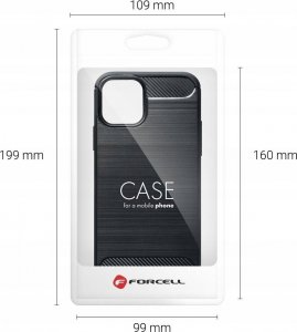 Futerał Forcell CARBON do REALME 8 czarny 6
