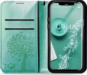 ForCell Kabura Forcell MEZZO Book do SAMSUNG A33 5G drzewo zielony 12