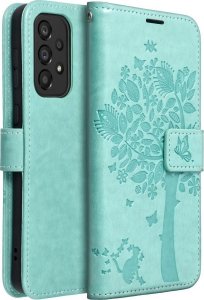 ForCell Kabura Forcell MEZZO Book do SAMSUNG A33 5G drzewo zielony 17