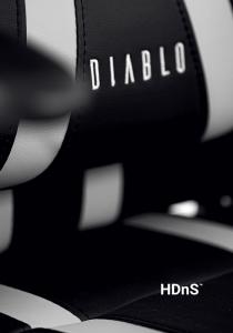 Fotel Diablo Chairs X-One Czarno-biały 9