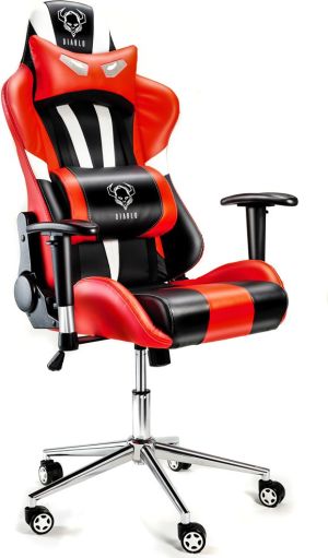 Fotel Diablo Chairs X-Eye Czarno-czerwony 1