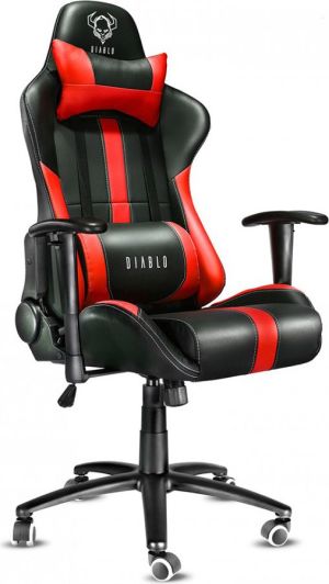 Fotel Diablo Chairs X-Player Czarno-czerwony 1