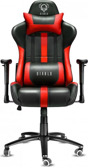 Fotel Diablo Chairs X-Player Czarno-czerwony 2