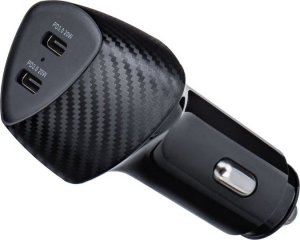 Ładowarka ForCell FORCELL CARBON ładowarka samochodowa Typ C 3.0 PD20W + Typ C 3.0 PD20W CC50-2C czarna (Total 40W) 2