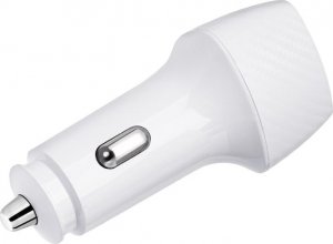 Ładowarka ForCell FORCELL CARBON ładowarka samochodowa Typ C 3.0 PD20W + USB QC3.0 18W 5A CC50-1A1C biała (Total 38W) 4
