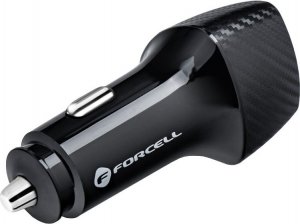 Ładowarka ForCell FORCELL CARBON ładowarka samochodowa USB QC 3.0 18W + USB QC 3.0 18W CC50-2A36W czarny (Total 36W) 5