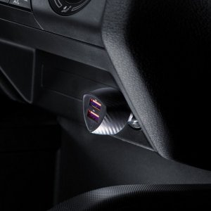 Ładowarka ForCell FORCELL CARBON ładowarka samochodowa USB QC 3.0 18W + USB QC 3.0 18W CC50-2A36W czarny (Total 36W) 7