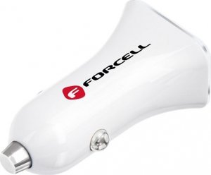 Ładowarka ForCell Ładowarka Samochodowa Forcell USB 3.0 + USB C Quick Charging + Power Delivery PD20W 4A CC-QCPD01 biała 3