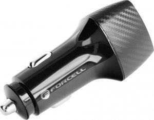 Ładowarka ForCell FORCELL CARBON ładowarka samochodowa USB QC 3.0 18W + kabel do Typ C 3.0 PD20W CC50-1AC czarny (Total 38W) 8