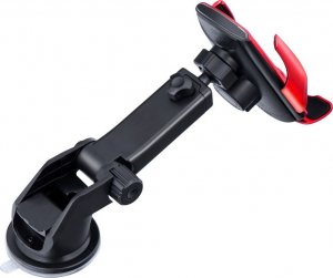 ForCell Uchwyt z ładowaniem indukcyjnym automatyczny + adapt. magnetyczne FORCELL HS1 Qi 15W czerwony 5