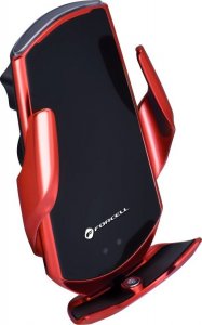 ForCell Uchwyt z ładowaniem indukcyjnym automatyczny + adapt. magnetyczne FORCELL HS1 Qi 15W czerwony 6