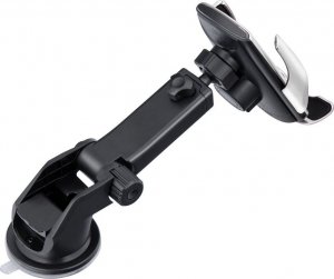 ForCell Uchwyt z ładowaniem indukcyjnym automatyczny + adapt. magnetyczne FORCELL HS1 Qi 15W srebrny 8