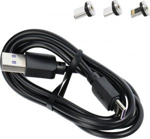 ForCell Uchwyt z ładowaniem indukcyjnym automatyczny + adapt. magnetyczne FORCELL HS1 Qi 15W srebrny 9