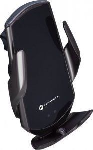 ForCell Uchwyt z ładowaniem indukcyjnym automatyczny + adapt. magnetyczne FORCELL HS1 Qi 15W czarny 4