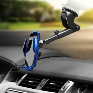 ForCell Uchwyt z ładowaniem indukcyjnym automatyczny + adapt. magnetyczne FORCELL HS1 Qi 15W niebieski 15