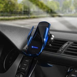 ForCell Uchwyt z ładowaniem indukcyjnym automatyczny + adapt. magnetyczne FORCELL HS1 Qi 15W niebieski 16