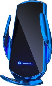 ForCell Uchwyt z ładowaniem indukcyjnym automatyczny + adapt. magnetyczne FORCELL HS1 Qi 15W niebieski 7