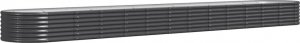 vidaXL vidaXL Donica ogrodowa, malowana proszkowo stal, 512x80x36cm, antracyt 2