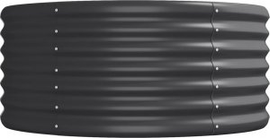 vidaXL vidaXL Donica ogrodowa, malowana proszkowo stal, 512x80x36cm, antracyt 4