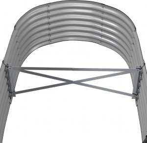 vidaXL vidaXL Donica ogrodowa, malowana proszkowo stal, 152x80x36cm, antracyt 5