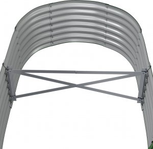 vidaXL vidaXL Donica ogrodowa, malowana proszkowo stal, 152x80x36 cm, zielona 5