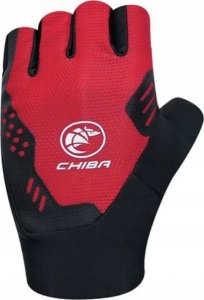 Chiba CHIBA rękawiczki TEAMGLOVE żelowe czarno czerwone 1