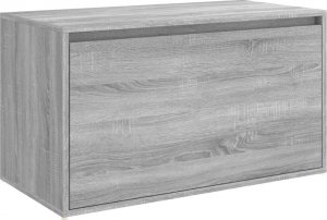 vidaXL vidaXL Ławka do przedpokoju, 80x40x45 cm, szary dąb sonoma 2