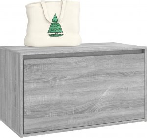 vidaXL vidaXL Ławka do przedpokoju, 80x40x45 cm, szary dąb sonoma 5