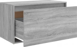 vidaXL vidaXL Ławka do przedpokoju, 80x40x45 cm, szary dąb sonoma 7