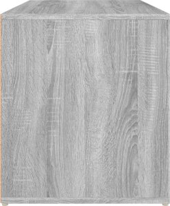 vidaXL vidaXL Ławka do przedpokoju, 80x40x45 cm, szary dąb sonoma 8
